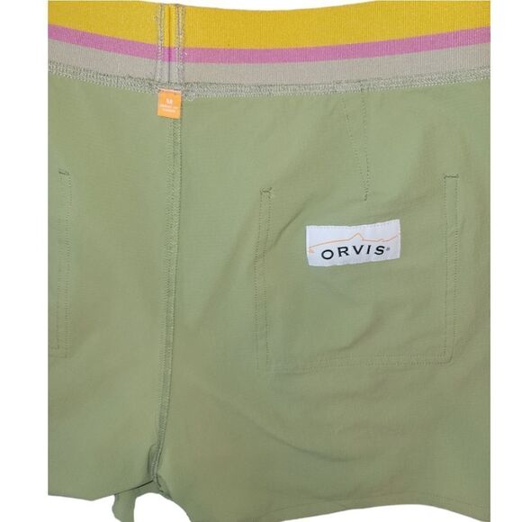 NWOT Orvis Sage Green Athletic Casual Outdoor Shorts Elastic Waist M - Picture 14 of 14